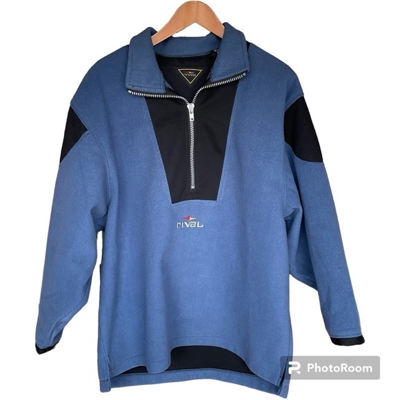 NHL 1/4”ZIP HEAVY PULLOVER MADE BY RIVAL SIZE LARGE - Picture 1 of 5